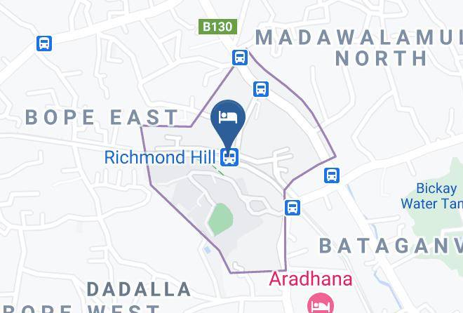 Galle - Amandine Resort Maps
