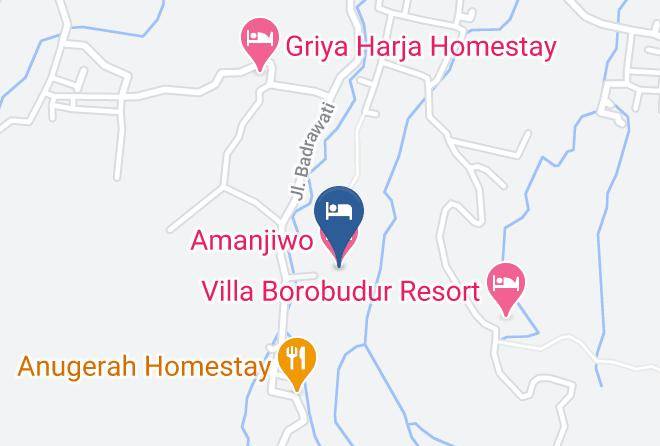 Magelang Regency - Amanjiwo Maps