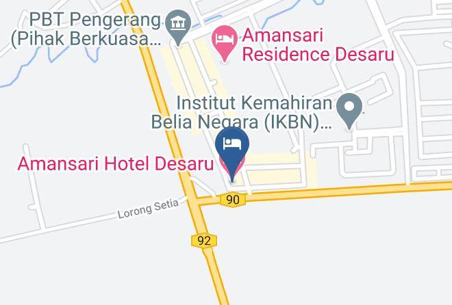 Amansari Hotel Desaru Map - Johore - Kota Tinggi District