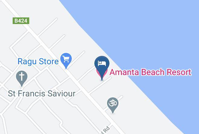 Trincomalee - Amanta Beach Resort Maps