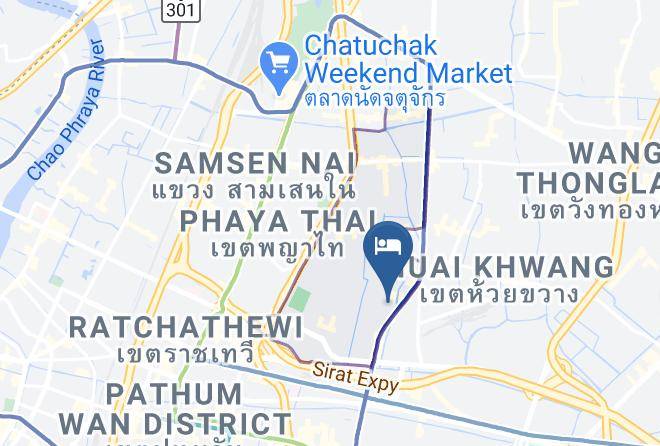 Din Daeng District - Amanta Hotel & Residence Ratchada Maps