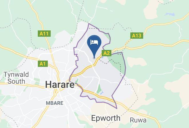Harare - Amanzi Lodge Maps