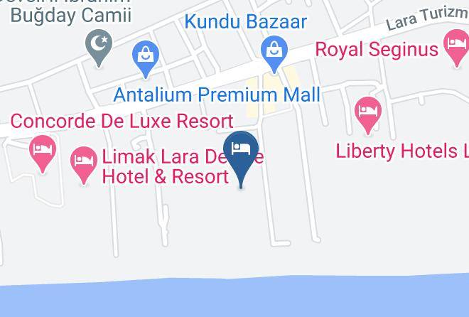 Aksu - Amara Centro Resort Maps