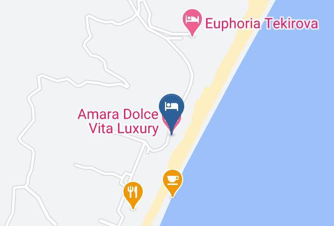 Kemer - Amara Dolce Vita Luxury Maps