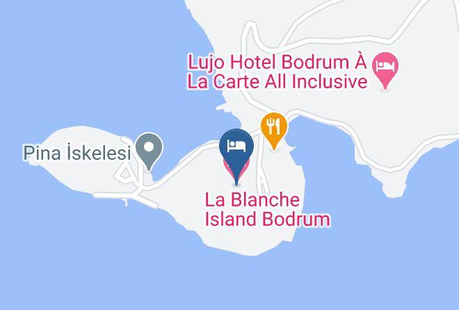 Mugla - La Blanche Island Bodrum Maps