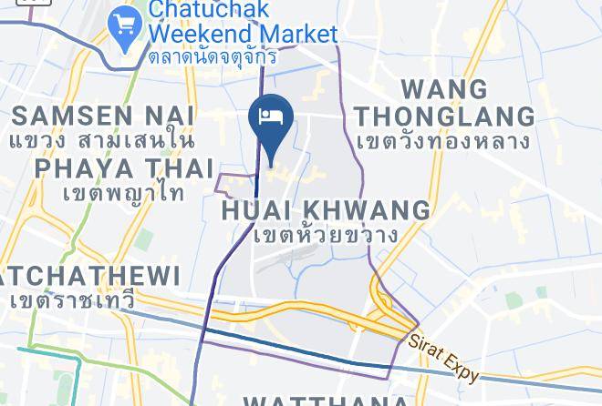 Huai Khwang - Amaranta Hotel Maps