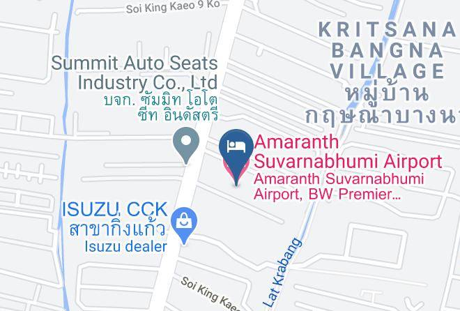 Amphoe Bang Phli - Amaranth Suvarnabhumi Airport Hotel Maps