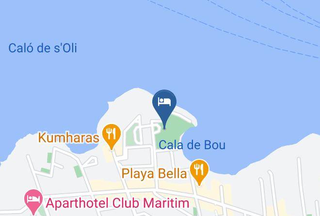 Amare Beach Hotel Ibiza Map