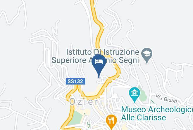 Sassari - Amariglio B&b Ozieri Sardegna Maps