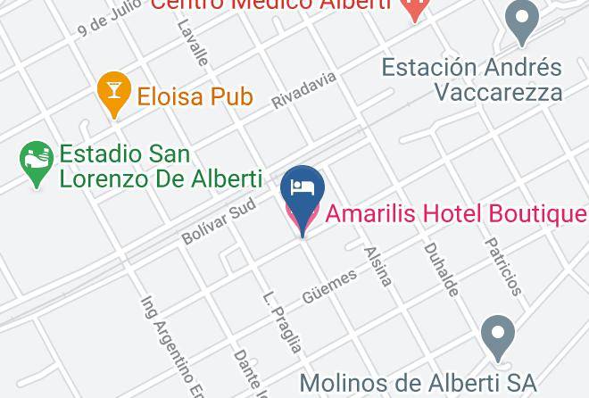 Alberti - Amarilis Hotel Boutique Maps