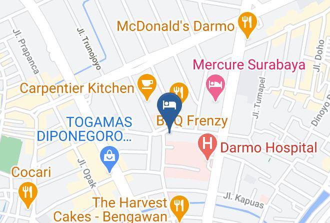 Kota Surabaya - Amaris Hotel Darmo Surabaya Maps