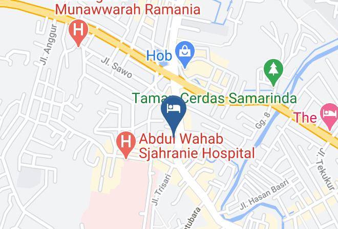 Amaris Hotel Samarinda Map