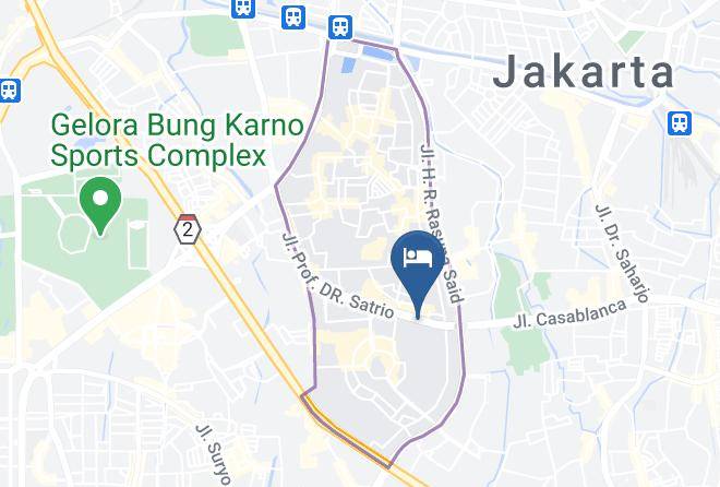 Jakarta Selatan - Amaris Hotel Dr Satrio Kuningan Jakarta Maps