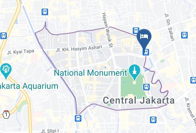 Central Jakarta - Amaris Hotel Juanda Jakarta Maps
