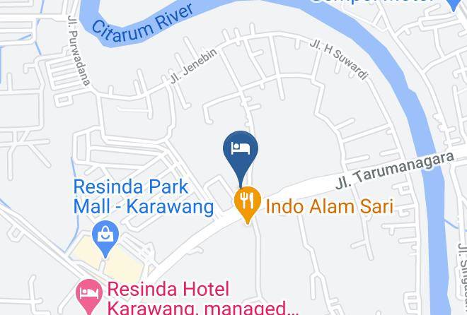 Karawang Regency - Amaris Hotel Maps