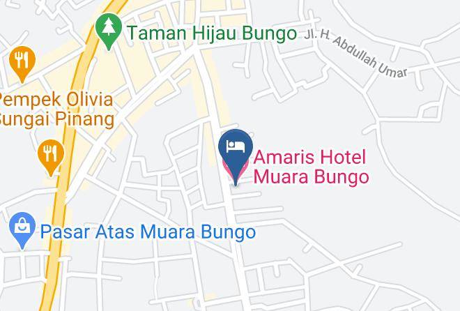 Bungo Regency - Amaris Hotel Muara Bungo Maps
