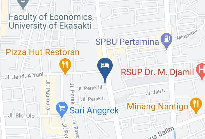 Amaris Hotel Padang Map