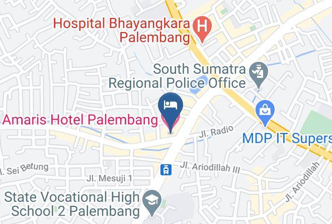 Palembang - Amaris Hotel Palembang Maps