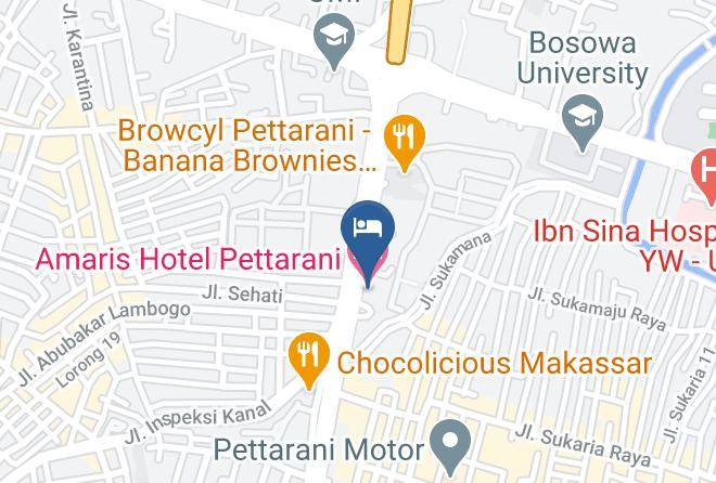Makassar - Amaris Hotel Pettarani Maps