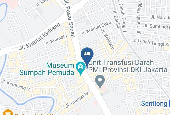 Central Jakarta - Amaris Hotel Senen Maps