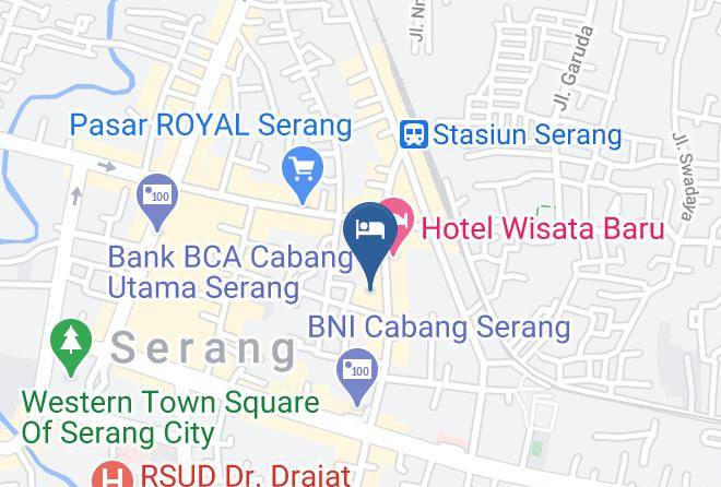 Serang Regency - Lynn Hotel Serang Maps