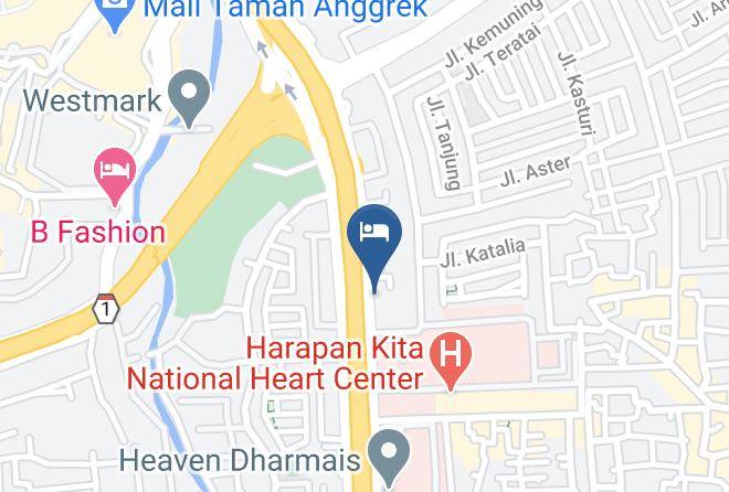 West Jakarta - Amaris Hotel Slipi Jakarta Maps