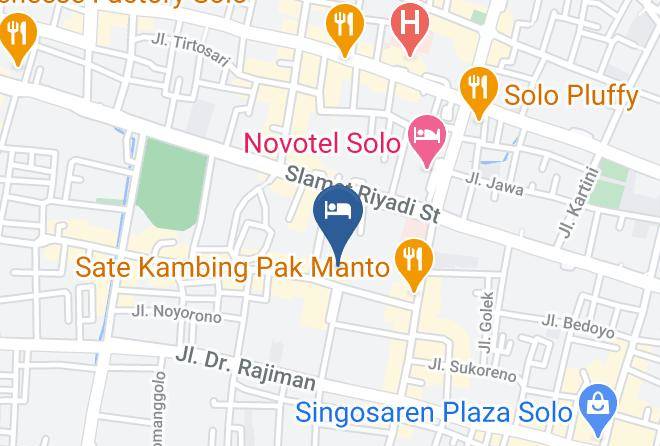 Surakarta - Amaris Hotel Sriwedari Solo Maps
