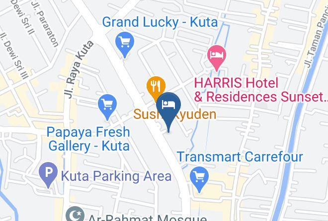 Badung Regency - Amaris Hotel Sunset Road Maps
