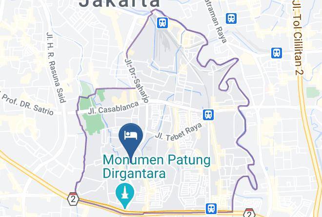 Jakarta Selatan - Amaris Hotel Tebet Maps