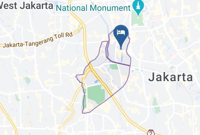 Central Jakarta - Amaris Hotel Thamrin City Maps