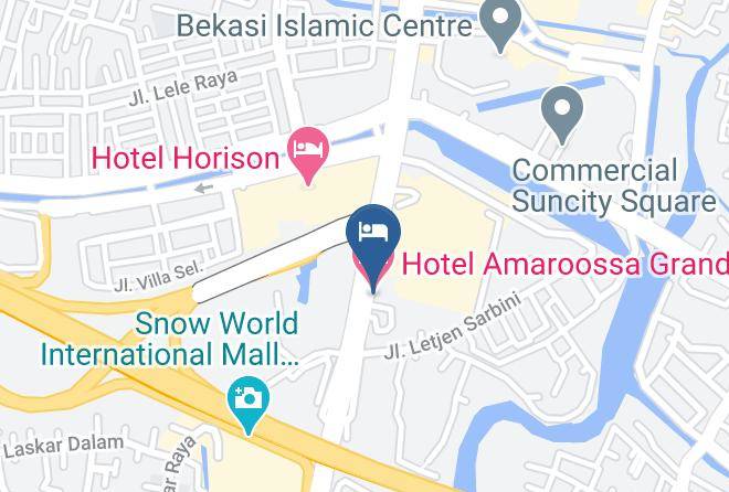 Kota Bekasi - Hotel Amaroossa Grande Maps