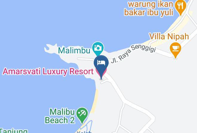 North Lombok Regency - LK Resort Senggigi Maps