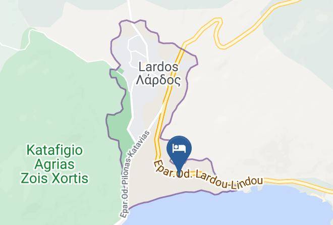 Dodecanese - Amaryllis Hotel Maps