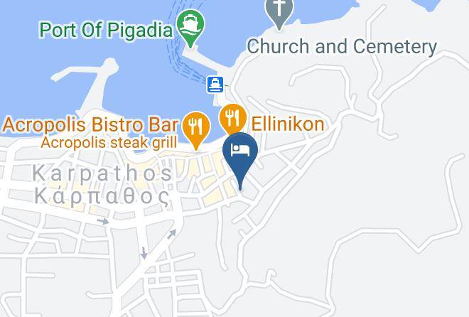Karpathos - Amaryllis Hotel With Car For Rent Maps