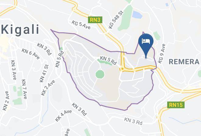 Kigali - Amata N'ubuki Boutique Hotel & Restaurant Maps
