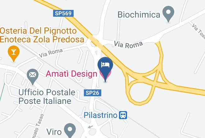 Bologna - Amati Design Hotel Maps