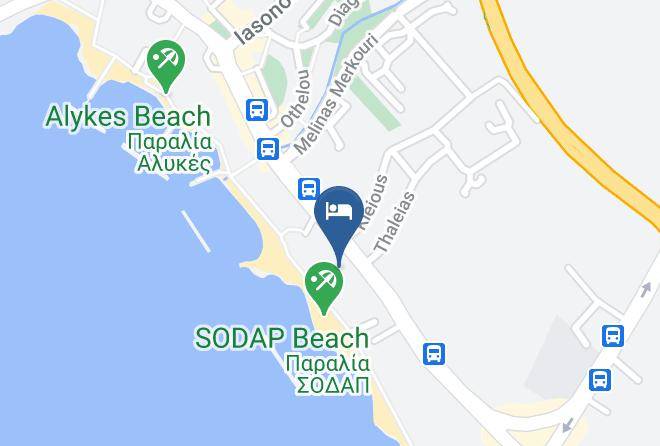 Paphos - Amavi Hotel Maps