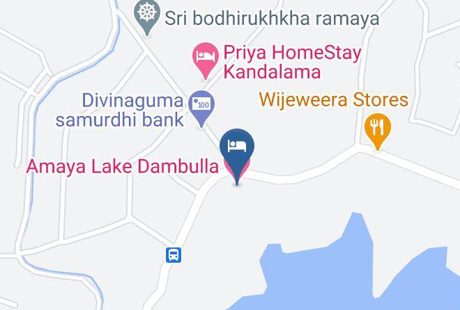 Amaya Lake Dambulla Map
