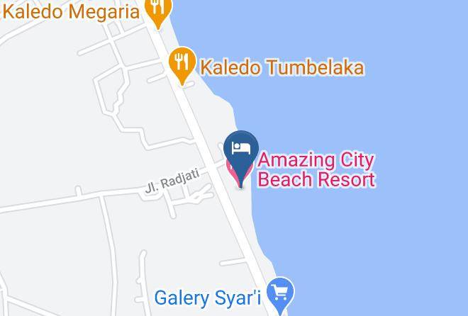 Kota Palu - Amazing Beach Resort Maps