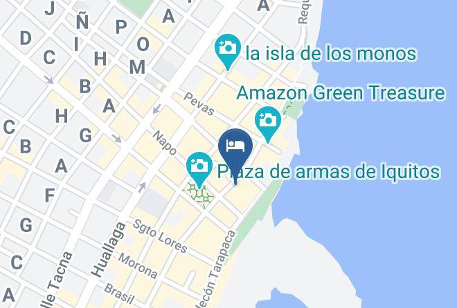 Maynas - Amazonia Backpackers & Bunk Beds Maps