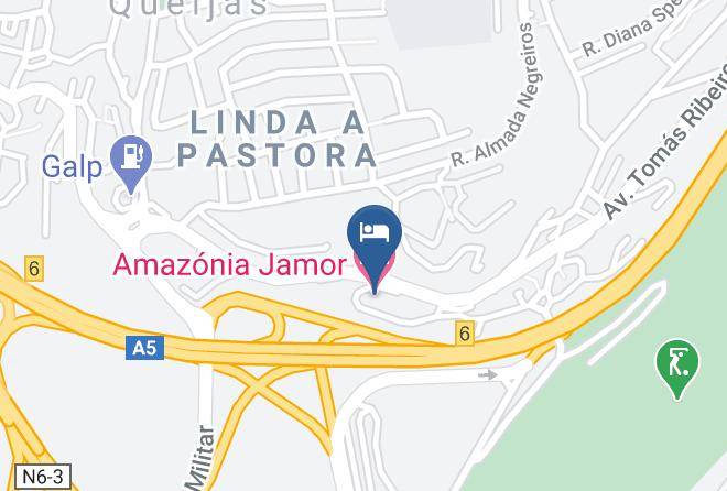 Oeiras - Amazonia Jamor Hotel Maps
