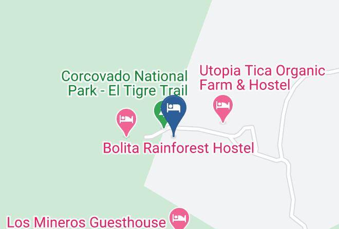 Golfito - Amazonita Ecolodge Maps