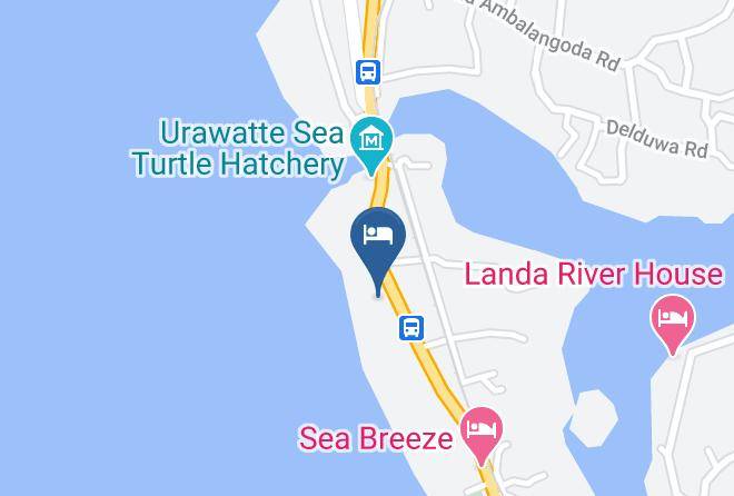 Galle - Ambalangoda Beach Hotels Maps