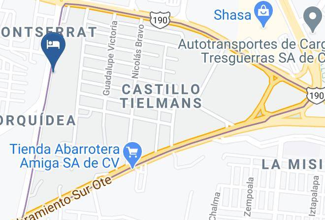 Tuxtla Gutierrez - Ambar Auto Hotel Maps