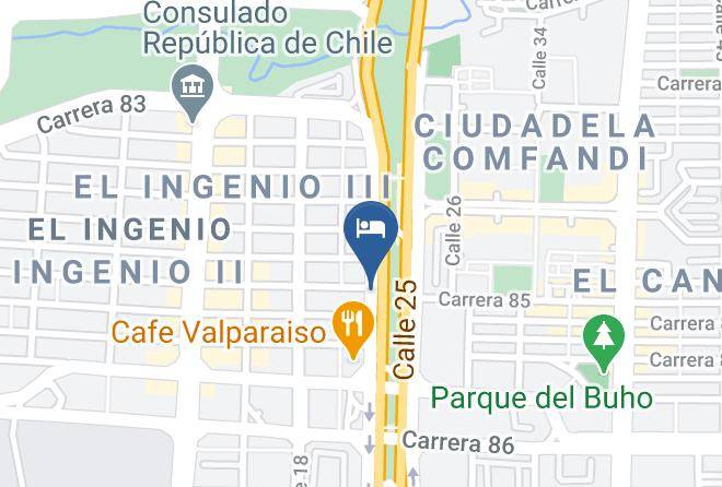 Cali - Ambar Hotel Boutique Cali Sur Maps