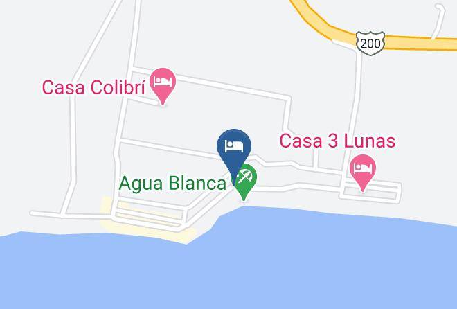 Santa Maria Tonameca - Ambarina Hotel Surf Maps