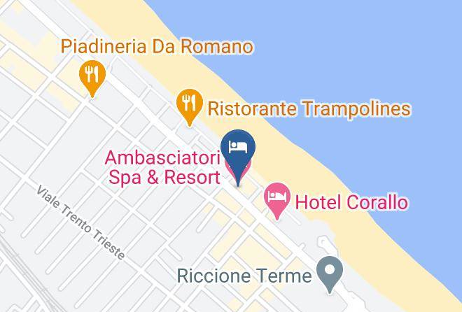 Rimini - Ambasciatori Spa & Resort Maps