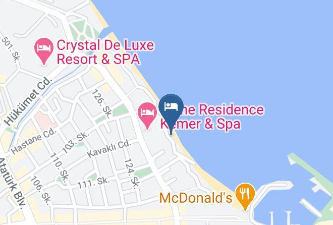 Kemer - Ambassador Beach Maps