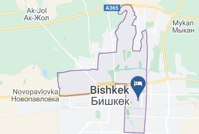 Bishkek - Ambassador Hotel Maps
