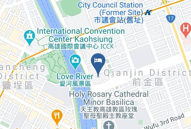 Qianjin District - Ambassador Hotel Kaohsiung Maps